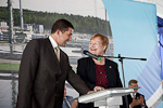  Opening of the phosphorus removal facility at the St. Petersburg 28 June 2011. Copyright Copyright © Office of the President of the Republic of Finland 